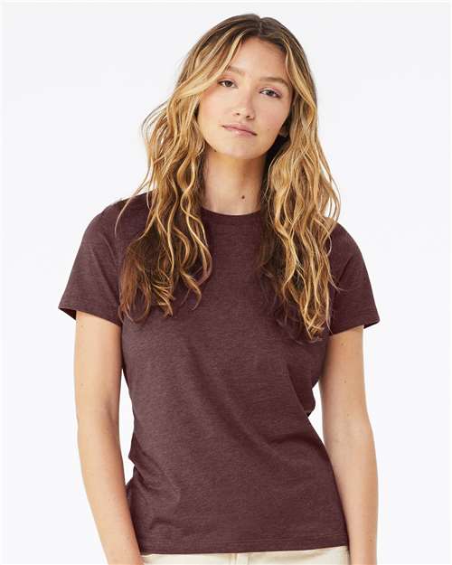 BELLA + CANVAS - Women’s Relaxed Fit Heather CVC Tee - 6400CVC