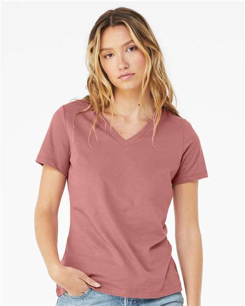 BELLA + CANVAS - Women’s Relaxed Jersey V-Neck Tee - 6405