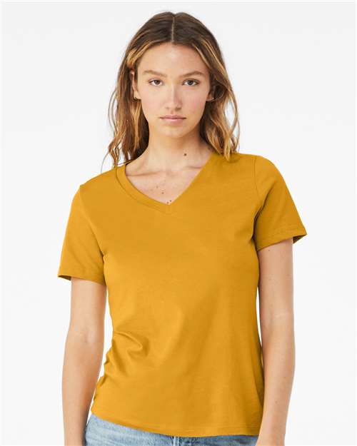 BELLA + CANVAS - Women’s Relaxed Jersey V-Neck Tee - 6405