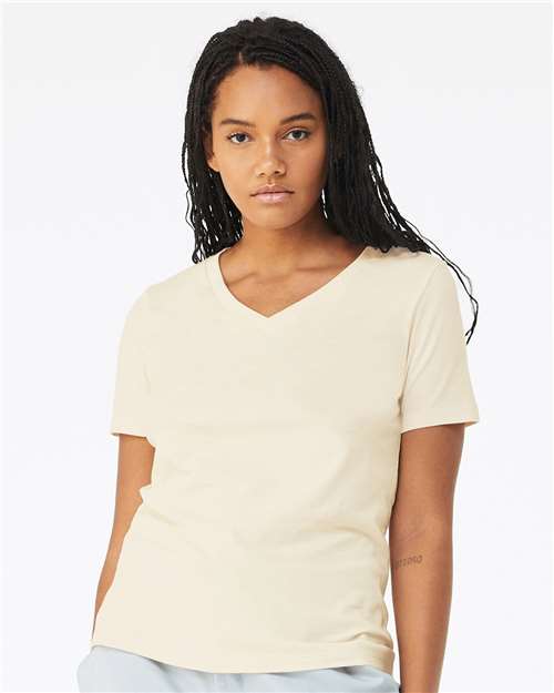 BELLA + CANVAS 6405 Women’s Relaxed Jersey V-Neck Tee