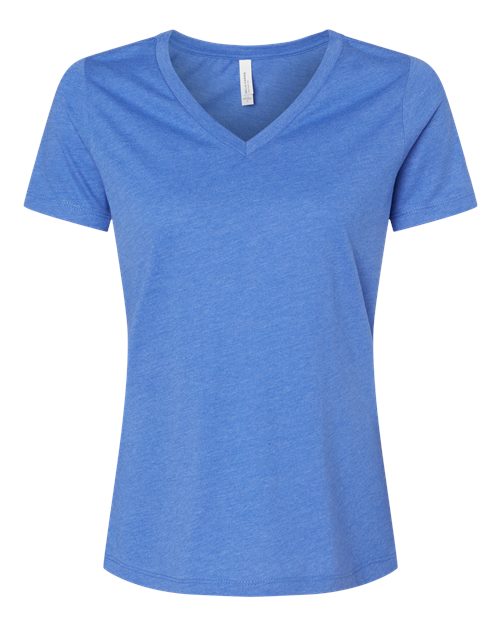 BELLA + CANVAS - Women's Relaxed Heather CVC V-Neck Tee - 6405CVC