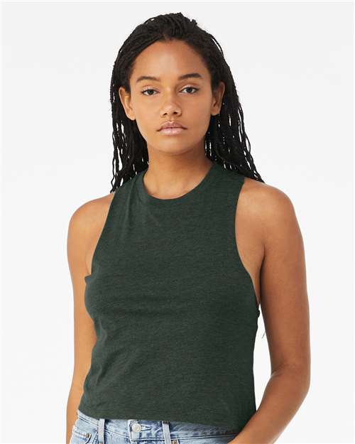 BELLA + CANVAS 6682 Women's Racerback Crop Tank