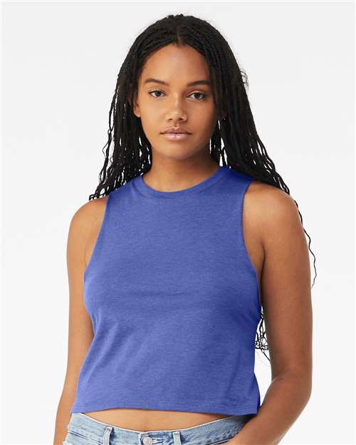 BELLA + CANVAS - Women's Racerback Crop Tank - 6682