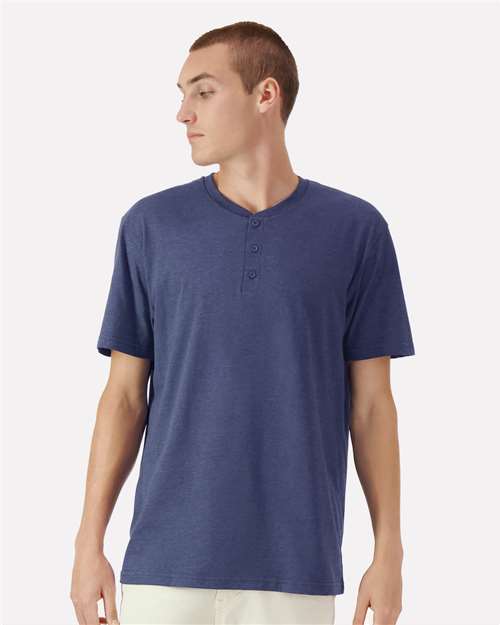 American Apparel - Unisex CVC Henley Tee - 2004CVC