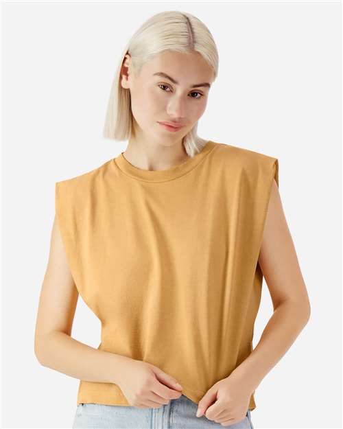 American Apparel - Women's Garment-Dyed Heavyweight Muscle Tee - 307GD