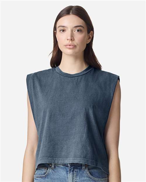 American Apparel - Women's Garment-Dyed Heavyweight Muscle Tee - 307GD