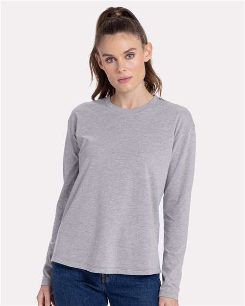Next Level 3911 Women's Cotton Relaxed Long Sleeve T-Shirt
