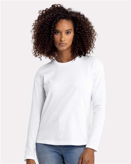 Next Level 3911 Women's Cotton Relaxed Long Sleeve Tee