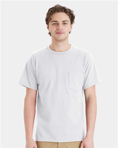 Hanes 5290P Unisex Essential-T Pocket T-Shirt