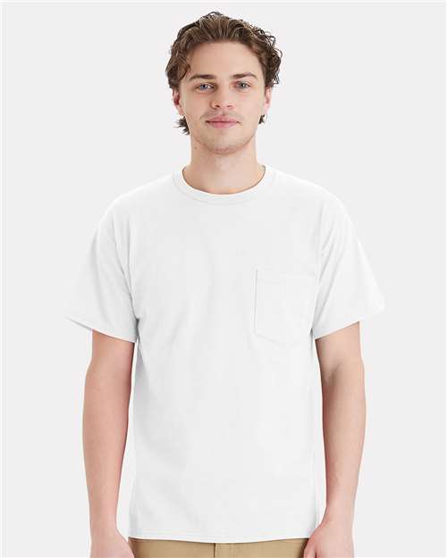 Hanes 5290P Unisex Essential-T Pocket T-Shirt