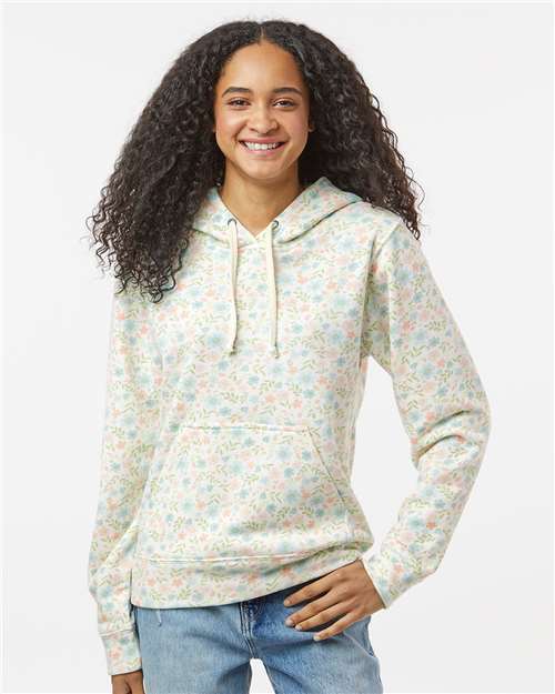 J. America 8871 Men's Triblend Fleece Hooded Sweatshirt