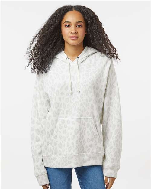 J. America 8871 Men's Triblend Fleece Hooded Sweatshirt