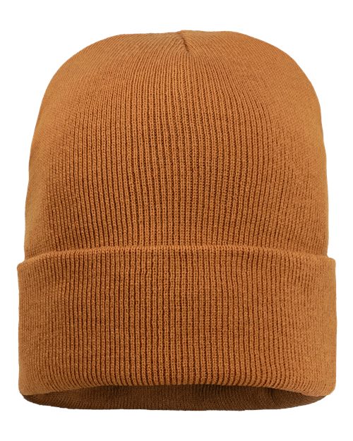 Sportsman - 12" Sherpa Lined Cuffed Beanie - SP12SL