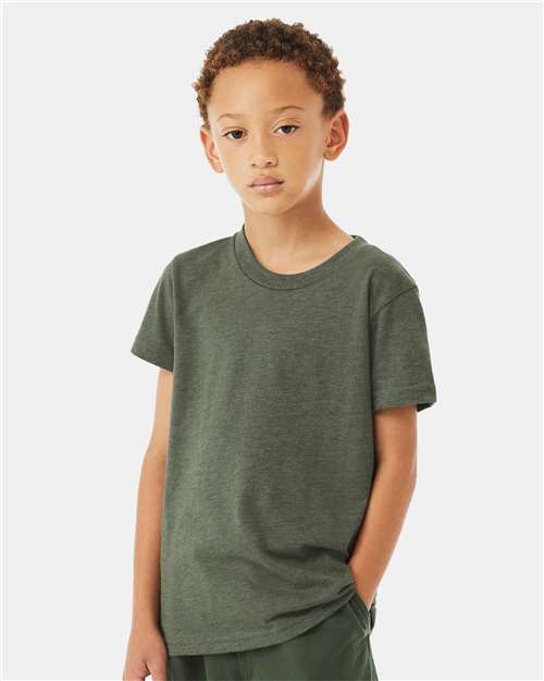 BELLA + CANVAS - Youth CVC Jersey Tee - 3001YCVC