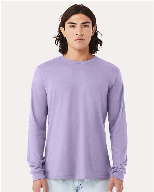BELLA + CANVAS 3501CVC Heather CVC Long Sleeve Tee