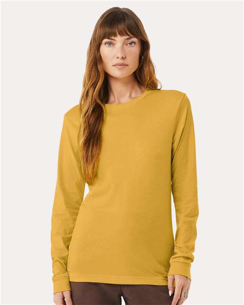 BELLA + CANVAS 3501CVC Heather CVC Long Sleeve Tee