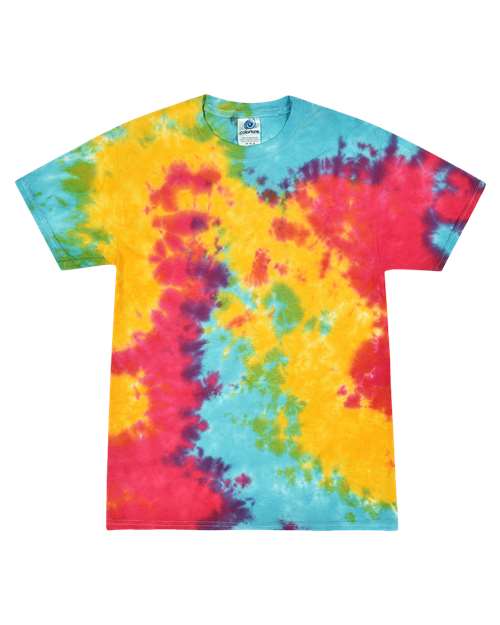 Colortone - Unisex Multi-Color Tie-Dyed T-Shirt - 1000
