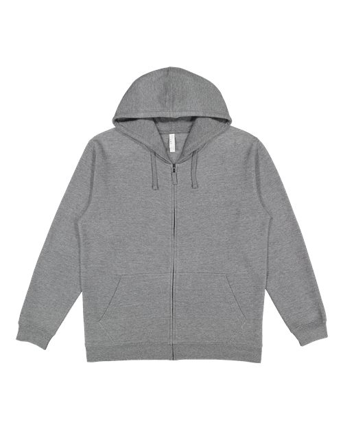 LAT 6927 Unisex Full-Zip Hoodie Sweatshirt