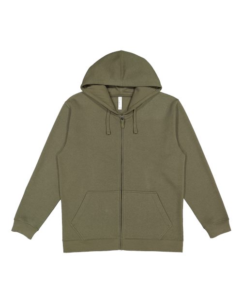 LAT - Unisex Full-Zip Fleece Hoodie Sweatshirt - 6927