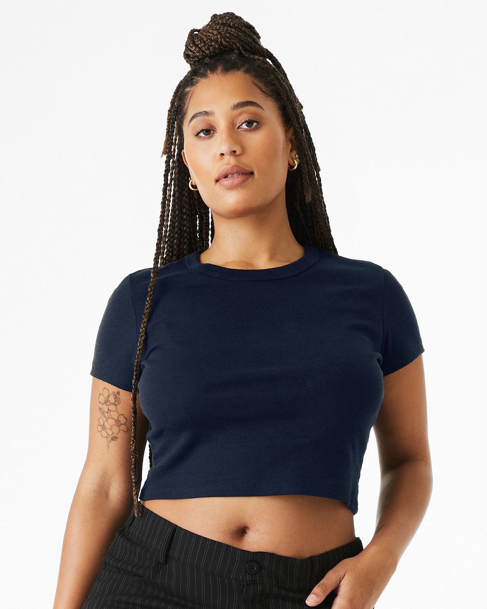 BELLA + CANVAS 1010 Women's Micro Rib Baby Tee