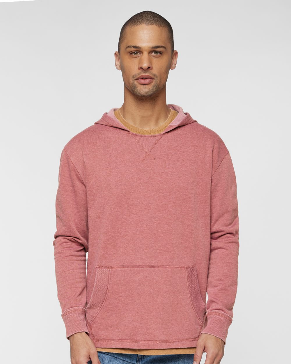 LAT 6936 Unisex Vintage Wash Hoodie Sweatshirt