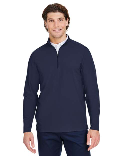 Devon & Jones - Men's CrownLux Performance® Windsor Welded Quarter-Zip Pullover - DG410