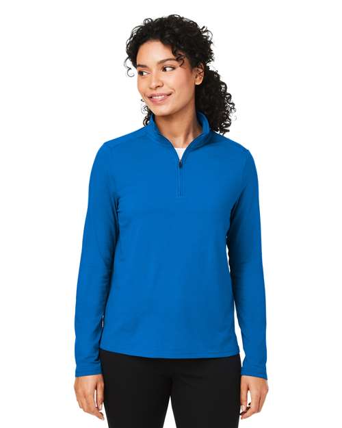 Devon & Jones DG425W Women's Raleigh Stretch Quarter-Zip Pullover