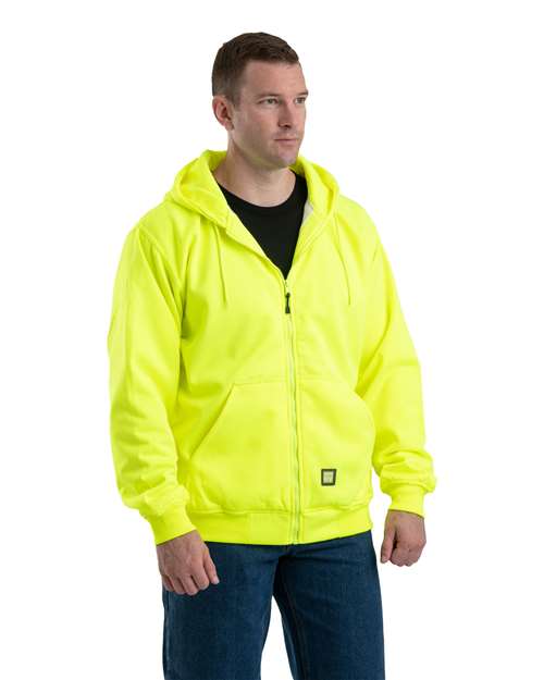 Berne Apparel - Men's Heritage Thermal-Lined Full-Zip Hooded Sweatshirt - HVF101