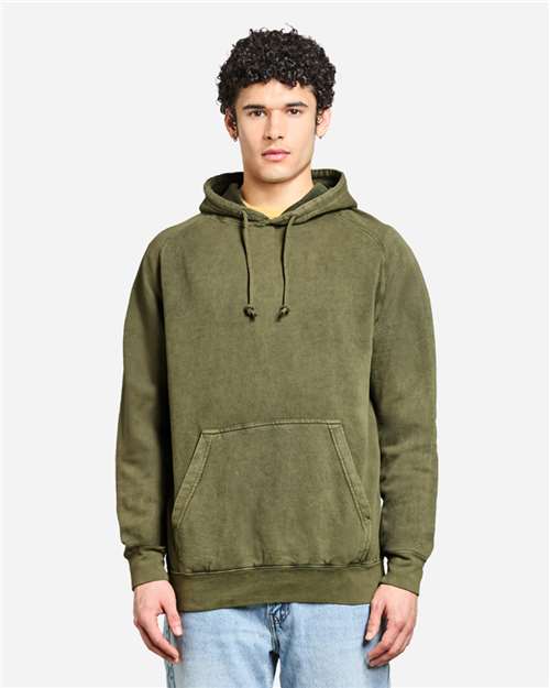 Lane Seven LST004 Unisex Vintage Raglan Hoodie Sweatshirt