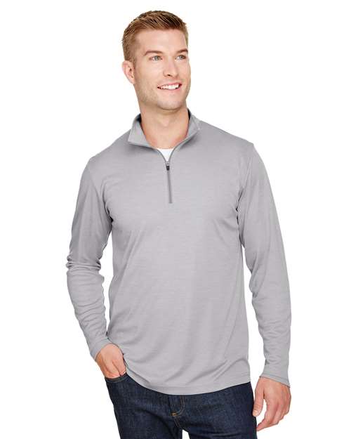 Team 365 TT31H Men's Zone Sonic Heather Performance Quarter-Zip Pullover