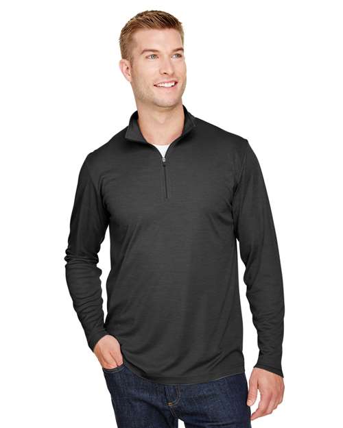 Team 365 TT31H Men's Zone Sonic Heather Performance Quarter-Zip Pullover