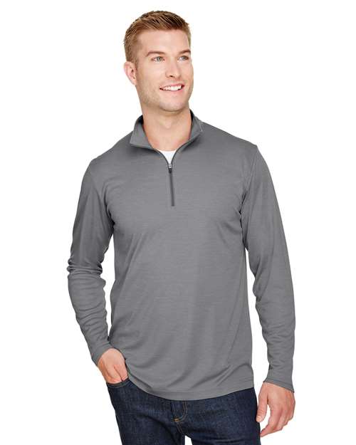 Team 365 TT31H Men's Zone Sonic Heather Performance Quarter-Zip Pullover
