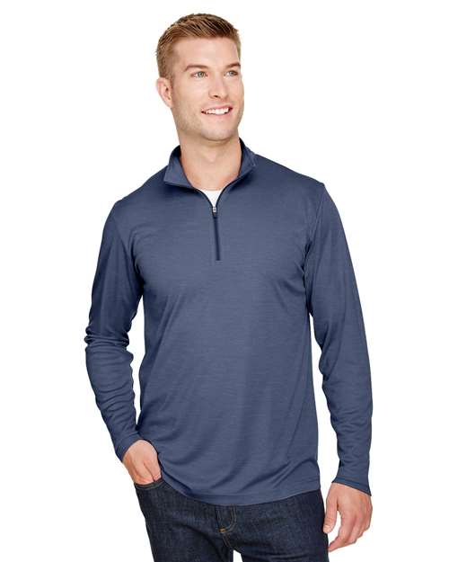 Team 365 TT31H Men's Zone Sonic Heather Performance Quarter-Zip Pullover