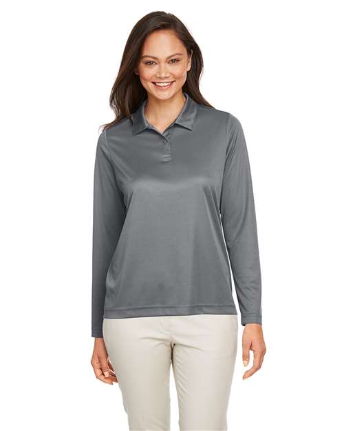 Team 365 TT51LW Women's Zone Performance Long Sleeve Polo
