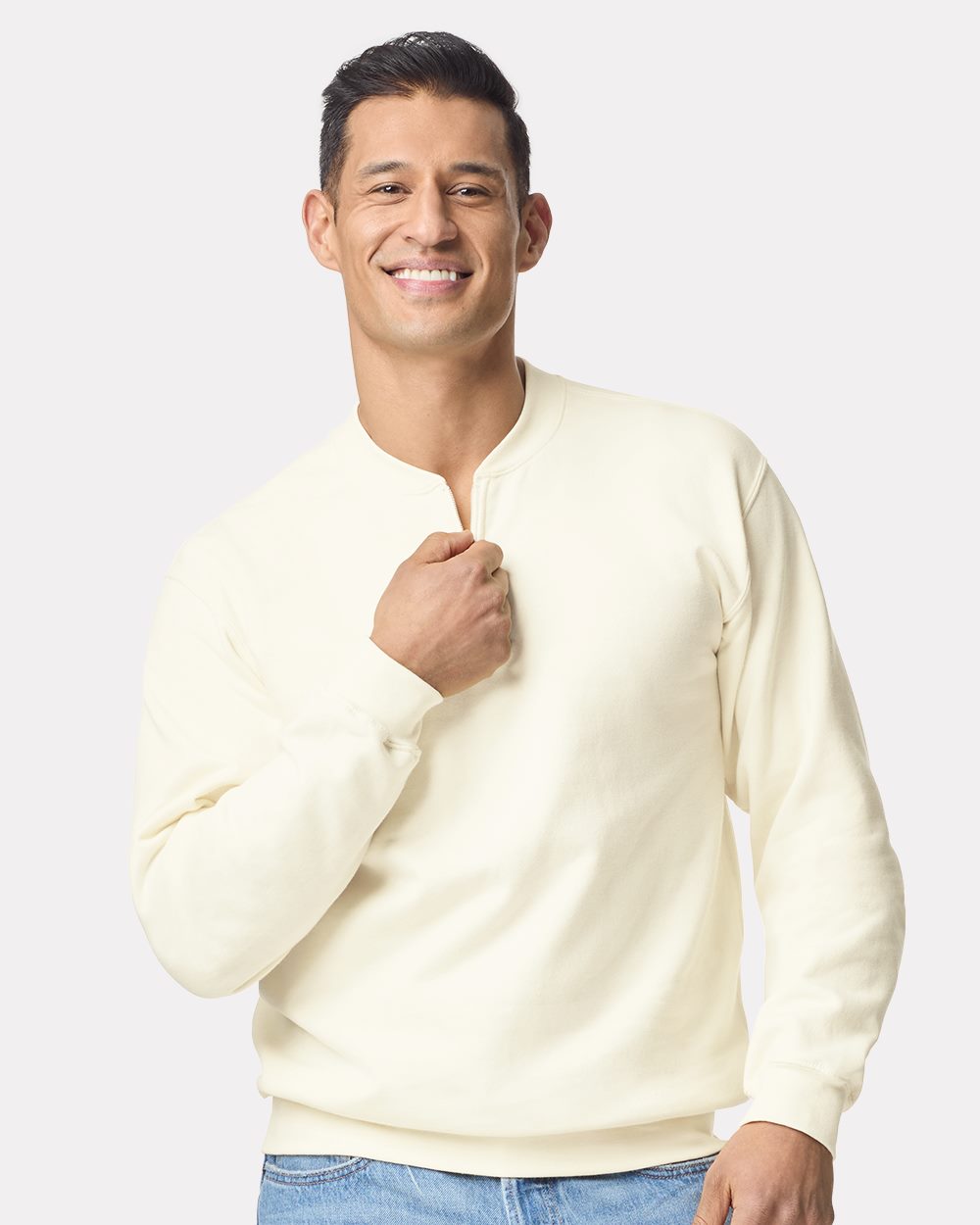Gildan SF008 Unisex Softstyle® Midweight Quarter-Zip Sweatshirt