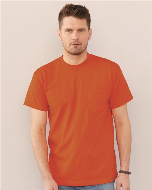 Bayside - Unisex USA-Made 50/50 Pocket T-Shirt - 1725