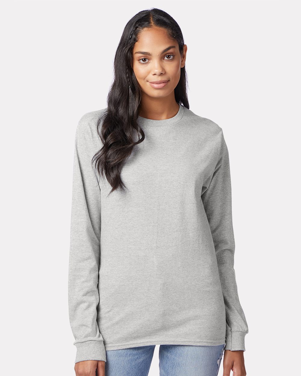 Hanes 5586 Unisex Authentic Long Sleeve T-Shirt