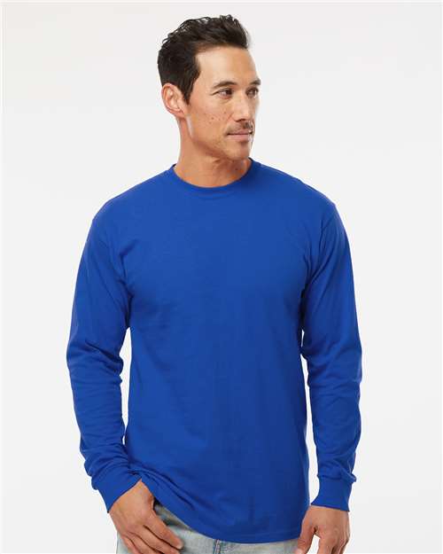 M&O 4820 Unisex Gold Soft Touch Long Sleeve T-Shirt