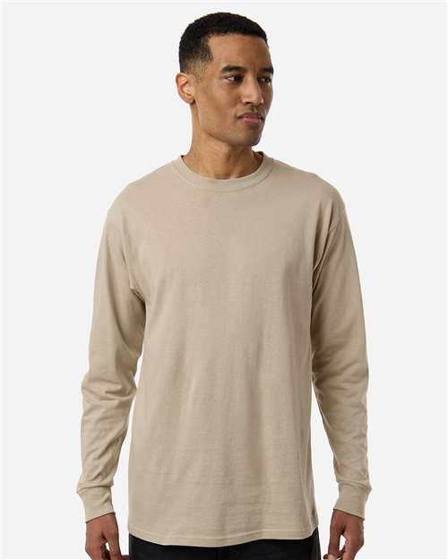 M&O 4820 Unisex Gold Soft Touch Long Sleeve T-Shirt