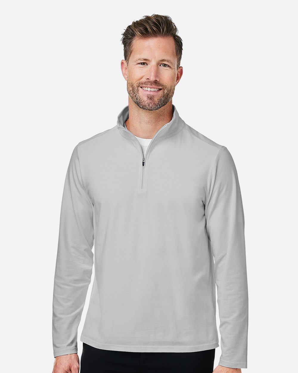 Devon & Jones DG425 Men's Raleigh Stretch Quarter-Zip Pullover
