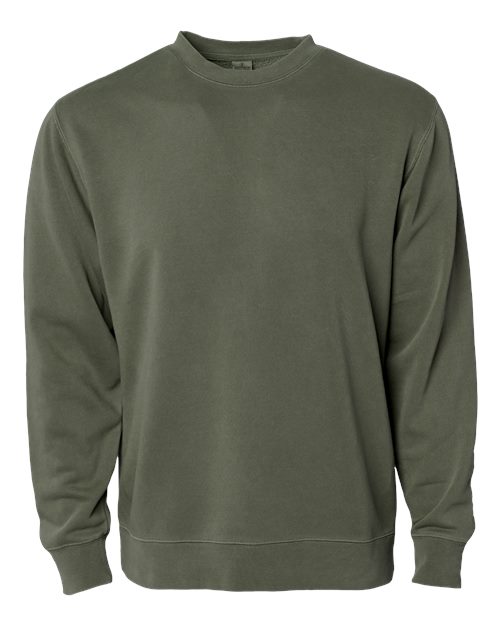 Independent Trading Co. - Midweight Pigment-Dyed Crewneck Sweatshirt - PRM3500
