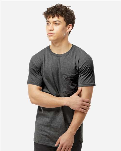Tultex - Unisex Heavyweight Jersey Pocket T-Shirt - 293