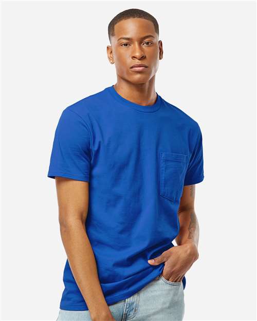 Tultex - Unisex Heavyweight Jersey Pocket T-Shirt - 293