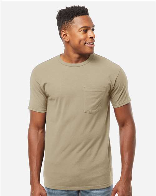 Tultex - Unisex Heavyweight Jersey Pocket T-Shirt - 293