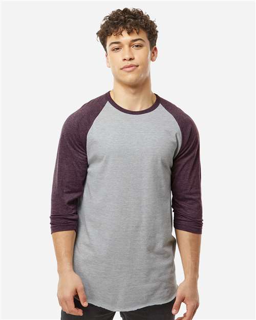 Tultex 245 Unisex Fine Jersey Raglan T-Shirt