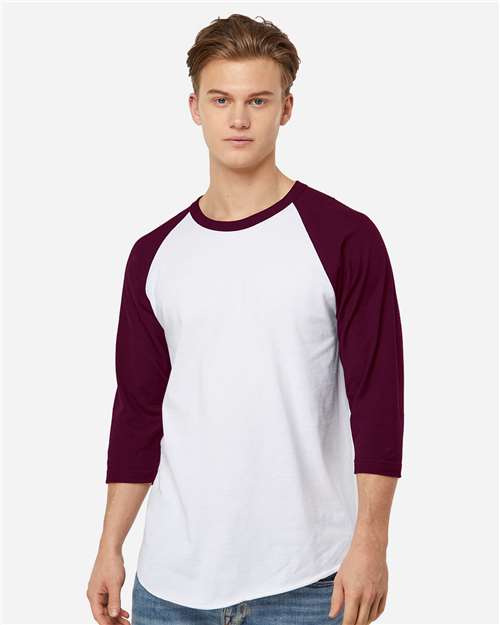 Tultex 245 Unisex Fine Jersey Raglan T-Shirt