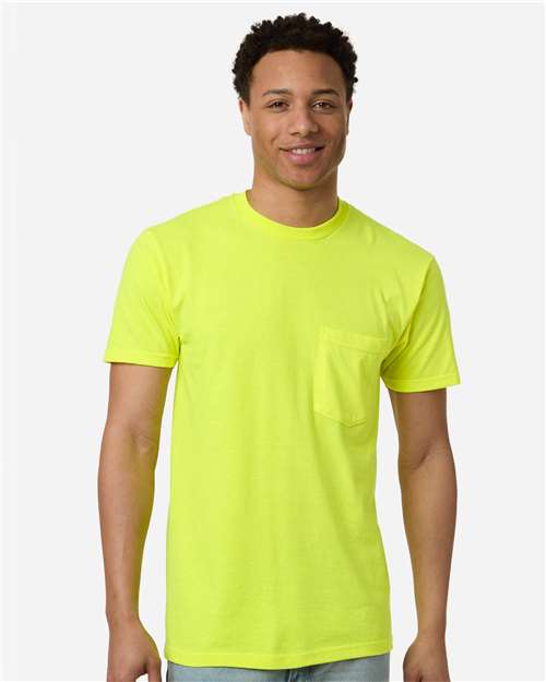 Tultex - Unisex Heavyweight Jersey Pocket T-Shirt - 293