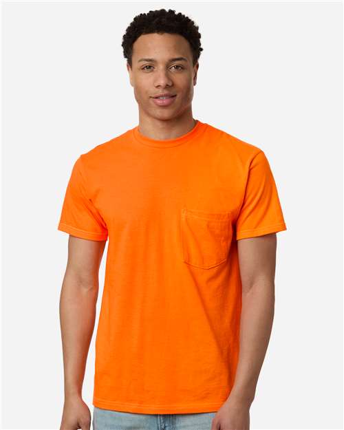 Tultex - Unisex Heavyweight Jersey Pocket T-Shirt - 293