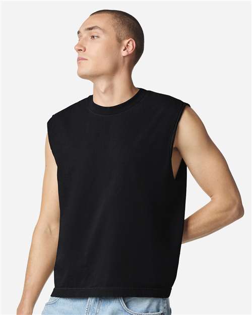 American Apparel - Unisex Heavyweight Cotton Garment-Dyed Mid-Length Muscle Tee - 207GD