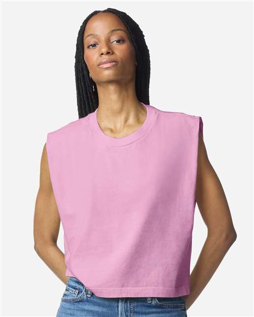 American Apparel - Women's Garment-Dyed Heavyweight Muscle Tee - 307GD